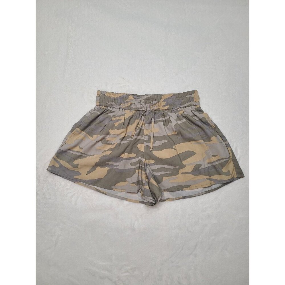 Express Womens Shorts Camouflage Green  Size S